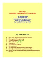 tài liệu phương pháp phần tử hữu hạn