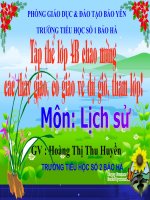 Bai lich su lop 4 Kinh thanh Hue