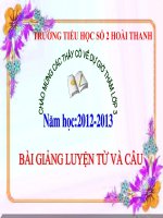 LTVC : Thành thị -Nông thôn, Dấu phẩy