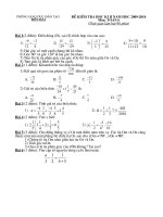 đề thi học kì II lớp 6