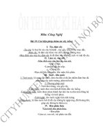 Đề cương ôn tập thi học kì hai lớp 7