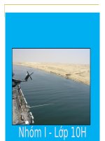 bài thực hành về kênh đào Xuy-ê