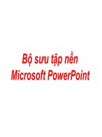 Bộ Sưu Tập Nền Microsoft Office PowerPoint