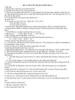 ĐỀ CƯƠNG ÔN THI HÓA 8 KÌ II NĂM HỌC 2012-2013