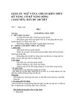 giáo án ngữ văn 6 chuẩn mới 3 cột