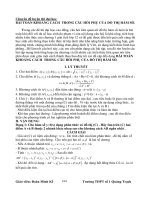 bài toán khoảng cách trong câu hỏi phụ của đồ thị hàm số