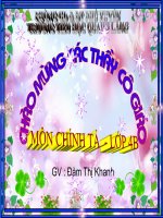 chính tả lướp 4:Thắng biển