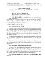 Kế hoạch học tập theo HCM 2013