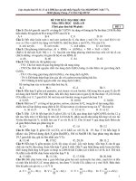 ĐỀ THI THỬ ĐH-2013-THẦY HẢI