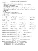 ĐỀ CƯƠNG ÔN THI KY II-MÔN TOÁN 11