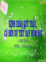 hóa 8 tiết 64-65 pha chế dung dịch