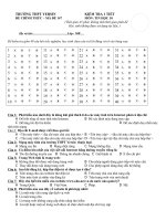 KIỂM TRA 1 TIẾT TIN 10 PHẦN MẠNG