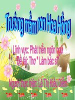 Thơ Bé làm Bác sĩ