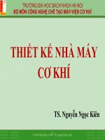 thiết kế nhà máy cơ khí