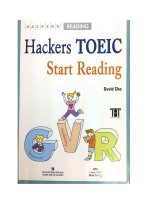 Hacker TOEIC start RC
