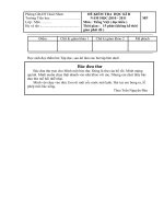 ĐỀ TIẾNG VIỆT 1-2-3-4-5-HKII