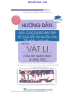 Hướng dẫn giải các dạng bài tập vật lý  (Nguyễn Kim Nghĩa)