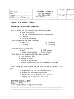 ĐỀ THI KHOA HỌC 4 CKII (12-13)- DƯ