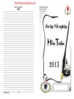 tài liệu ôn tập toán 12 toàn tập