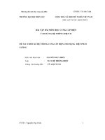 bài tập môn cung cấp điện