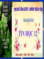 Bài 13 .Bảo mật cơ sở dữ liệu