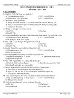 Đề cương ôn tập HKII 2012-2013