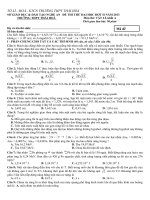 ĐỀ THI THỬ ĐH LẦN 2 (RẤT HAY, HÃY THỬ SỨC XEM)