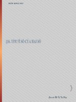 Tìm tỉ só của hai số