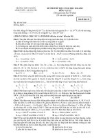 Đề thi thử đại học lần 2 năm học 2013 - Chuyên Lê Quý Đôn Quảng trị