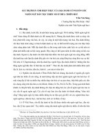 giá trị phản ánh hiện thực của ðịa danh có nguồn gốc ngôn ngữ dân tộc thiểu số ở thừa thiên huế