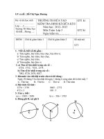 đề thi Toán-TV cuối kì 2