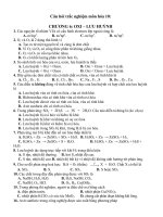 CÂU HỎI TN HÓA 10-11-12 (5)