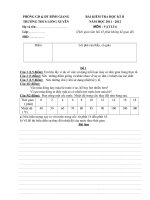 BỘ ĐỀ + ĐÁP ÁN KIỂM TRA HK II-FULL