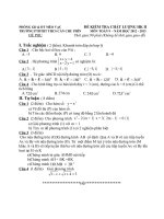 ĐỀ KIỂM TRA CHẤT LƯỢNG HK II - TOÁN 9