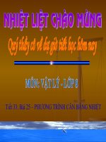 Bài 25-Phương trình cân bằng nhiệt