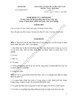 Nghị định 68/2000 hợp đồng một số loại công việc