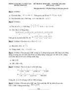 Đề + đáp án học sinh giỏi toán 7