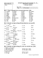 de thi tieng anh tu lop 1 den lop 5