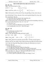 10 Đề KT HK II- Toán 6