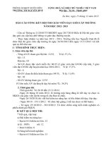 Báo cáo tổng kết hội thi GVDG cấp trường 12-13