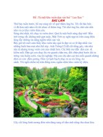 Từ bài ''''Lao Xao'''' hãy tả lại một khu vườn