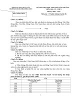 ĐỀ THI CHỌN HỌC SINH GIỎI CẤP TRƯỜNG