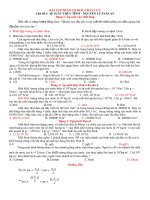 ÁP SUẤT THỦY TĨNH VÀ NGUYÊN PẤCL