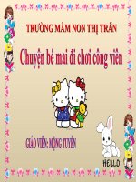 be mai di cong vien