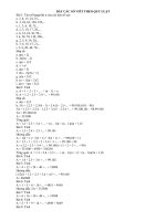 MỘT SỐ CHUYÊN ĐỀ TOÁN 7