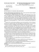 De Thi Dai Hoc Le Quy Don