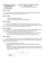 Lý 9 HK 2 năm 2009 - 2010 (Đà Nẵng)