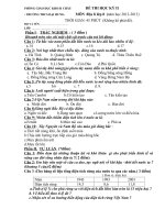 ĐỀ THI HỌC KÌ 2-ĐỊA 8