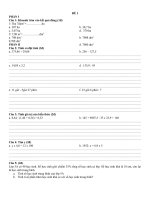 ôn tập cuối năm lớp 5