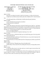 De Dap an HSG tinh Bac Giang.